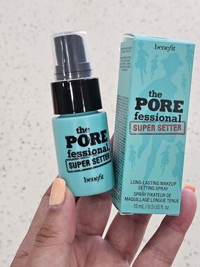 Benefit the POREfessional Super Setter Makeup Setting Spray Turquoise